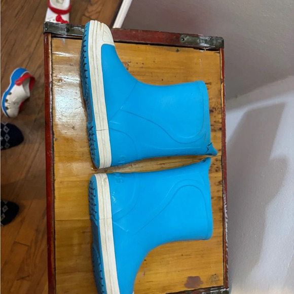 Crocs bump it up rubber rain boots c12 - Picture 8 of 10